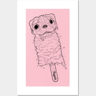 Pugsicle - The Ultimate Pug Popsicle Posters and Art